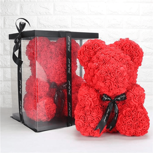 handmade rose bear